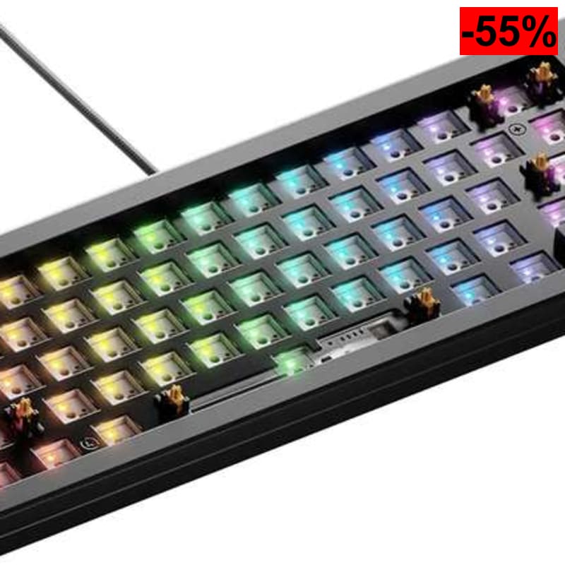 GLORIOUS GMMK 3 Compact 65% Barebones Carcasa de Teclado Modular ANSI - oferta Amazon