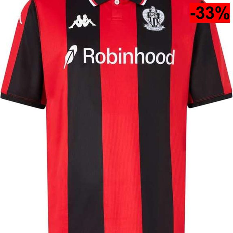 Kappa OGC Nice Kombat Pro Home 2025/2026 - Camiseta de fútbol Oficial - oferta Amazon