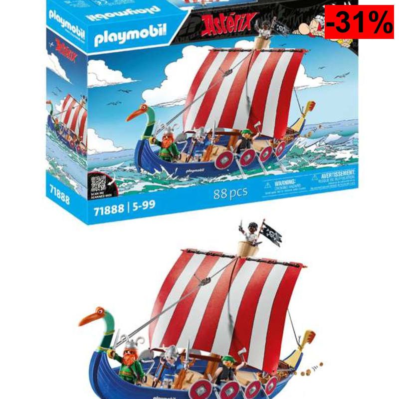 PLAYMOBIL | Asterix | Barco Pirata | Set de Juego Astérix | - oferta Amazon