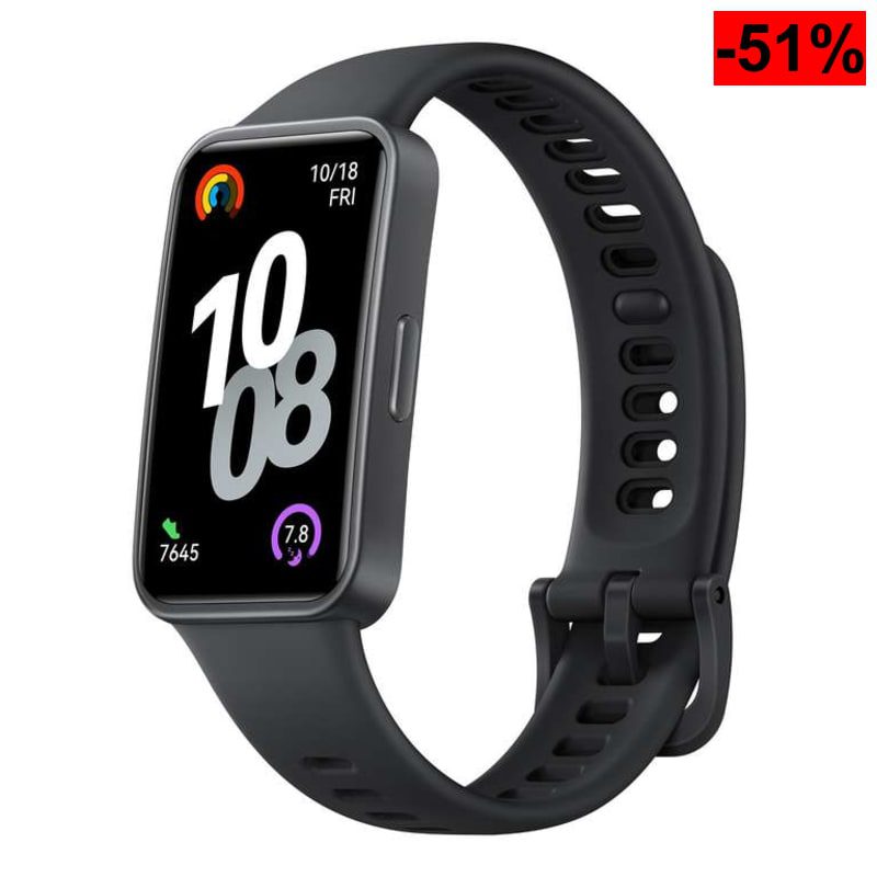 HUAWEI Band 10 Smartwatch, Monitorización,Negro, Análisis del Sueño, VFC y Datos sobre el Sueño, iOS y Android, 14 Días [Reaco - Como Nuevo] - oferta Amazon