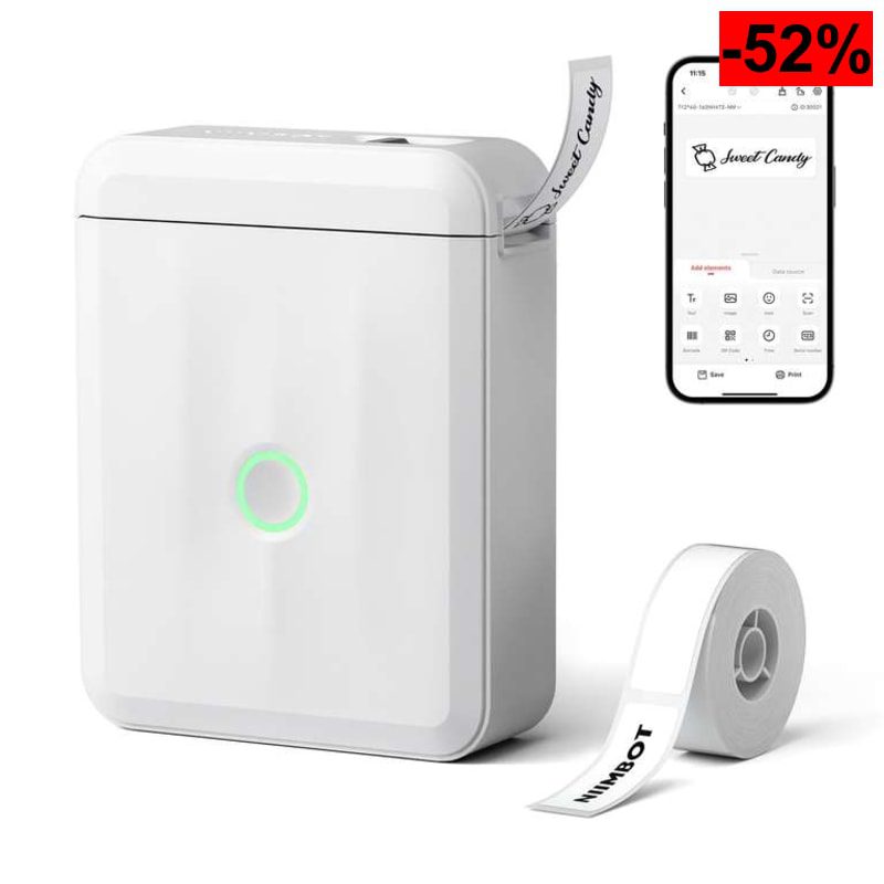 Impresora de etiquetas NIIMBOT D110 - oferta Amazon