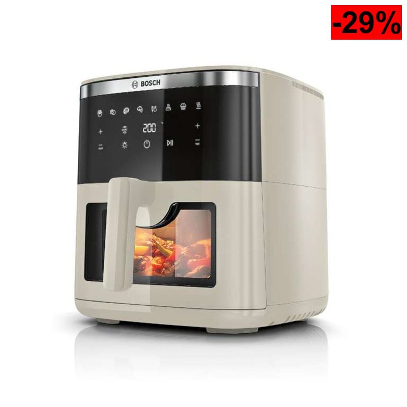 Bosch, Freidora de aire Serie 6, 7.2L, Ventana, Crema, MAF671C0 - oferta Amazon