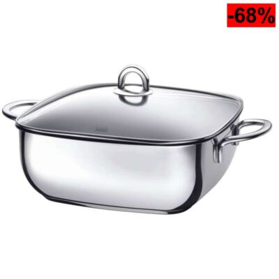 Silit Studio - Cacerola Baja con Tapa de Cristal (28 cm)