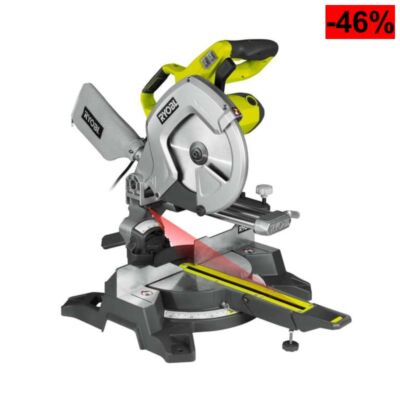 Ryobi Sierra tronzadora e ingletadora Con láser Exactline