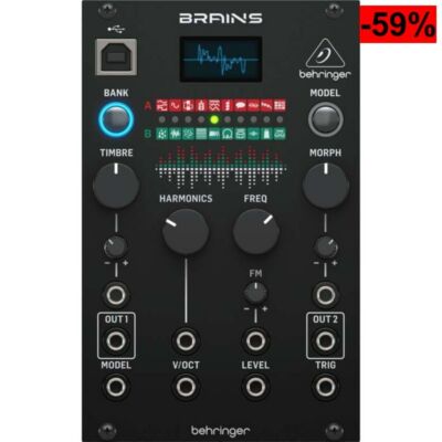 Behringer BRAINS Módulo Oscilador Multimotor De Alta Resolución Par…