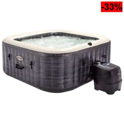 Intex 55090 - SPA Hinchable Exterior e Interior para 4 Personas, Me…