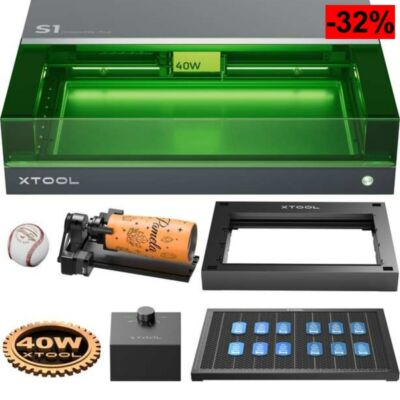 XTool S1 40W Grabador Láser Kit Todo en Uno