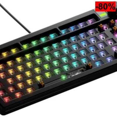 GLORIOUS GMMK 3 Pro 75% Barebones Carcasa de Teclado Modular ISO
