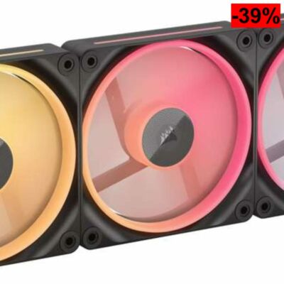 CORSAIR iCUE LINK LX120-R RGB 120mm Ventilador Inverso PWM