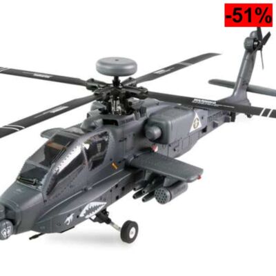 Amewi Apache AH-64D CP Helicóptero 6G/3D GPS RTF RC teledirigido
