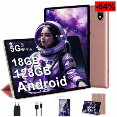 DMOAO Tablet 10 Pulgadas Android con 5G Wi-Fi 6