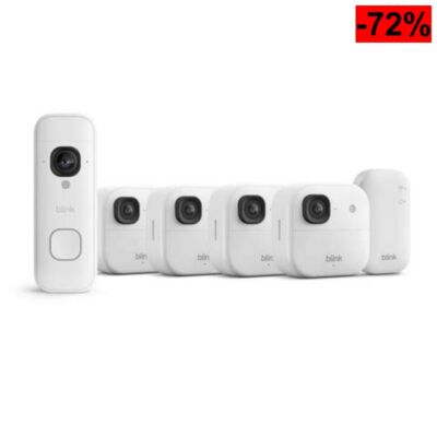 Cámara exterior 2K+ Blink con Blink Videotimbre 2K+ con pilas