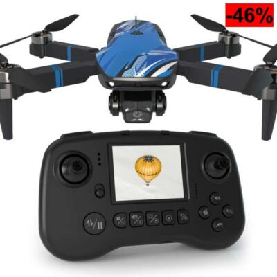 Drone, Pantalla LCD RC, FPV Live Vídeo, 3D Flips, Esquiva de Obstác…